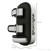 SPORTNOW Scut de box și muay thai pentru braț, din PU și EPE, 38x20x18 cm, negru 