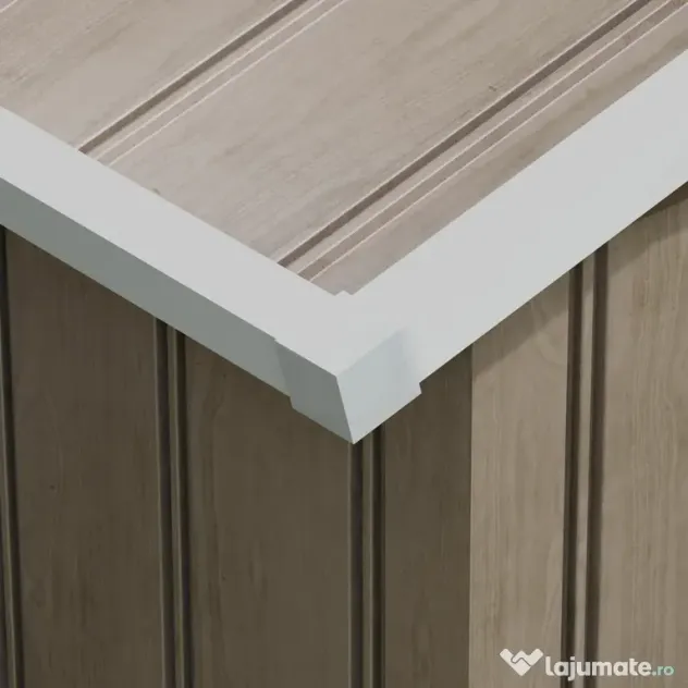 Outsunny Magazie de Grădină cu 4 Orificii de Ventilare și 2 Uși, Șopron pentru Depozitarea Uneltelor, 277x195x192 cm, Maro | Aosom Romania