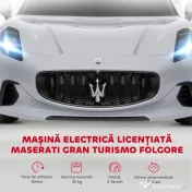 AIYAPLAY Mașină Electrică pentru Copii 3-5 Ani cu 2 Motoare, Telecomandă și Muzică, 98x59x43 cm, Gri | Aosom Romania 