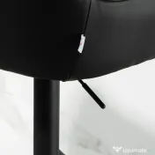 HOMCOM Set 2 Scaune de Bar cu Spătar, Tetiară și Brațe și Bază Antiderapantă, 52,5x53x86,5-108 cm, Gri Deschis | Aosom Romania 