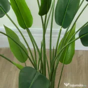 HOMCOM Plantă Artificială "Pasărea Paradisului" cu 20 de Frunze și Ghiveci | Aosom Romania 