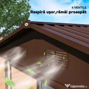Outsunny Dulap Grădină Metal Glisant Maro | Aosom Romania 