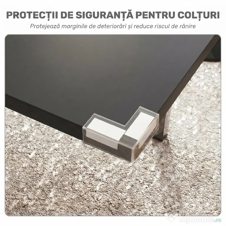 HOMCOM Masă de Grădină Extensibilă pentru 4-6 Persoane cu Picioare din Oțel, 160x70x75 cm, Negru | Aosom Romania
