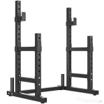SPORTNOW Suport Reglabil pentru Haltere cu 2 Niveluri și Suport pentru Discuri, 110x91x145 cm, Negru