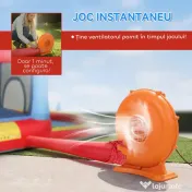 AIYAPLAY castel gonflabil sărituri | Aosom Romania 
