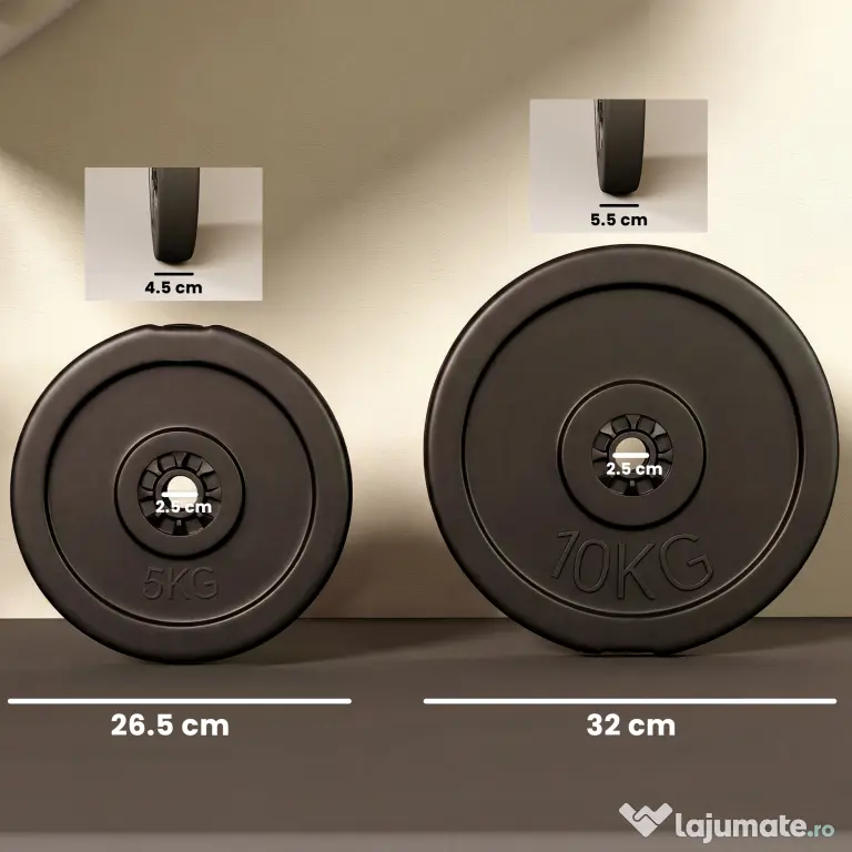 HOMCOM Discuri acoperite cu vinil | Aosom Romania