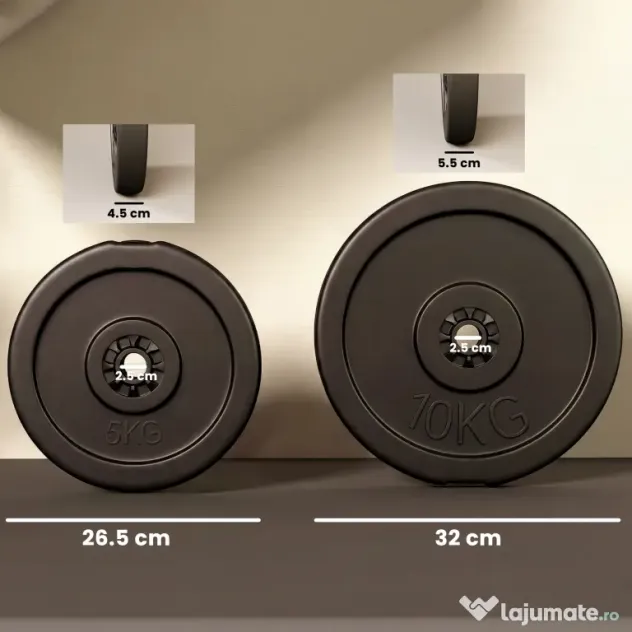 HOMCOM Discuri acoperite cu vinil | Aosom Romania