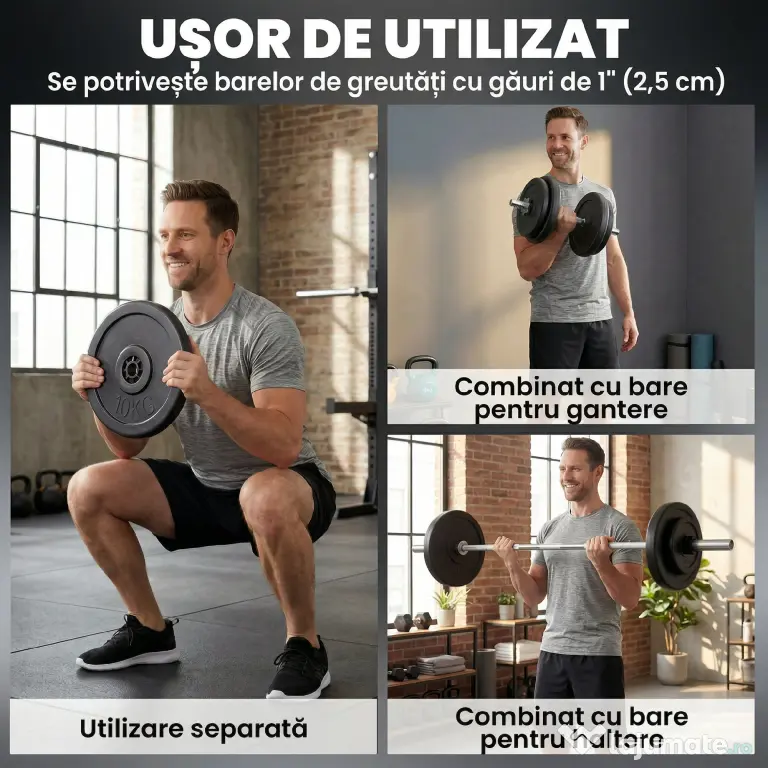 HOMCOM Discuri acoperite cu vinil | Aosom Romania