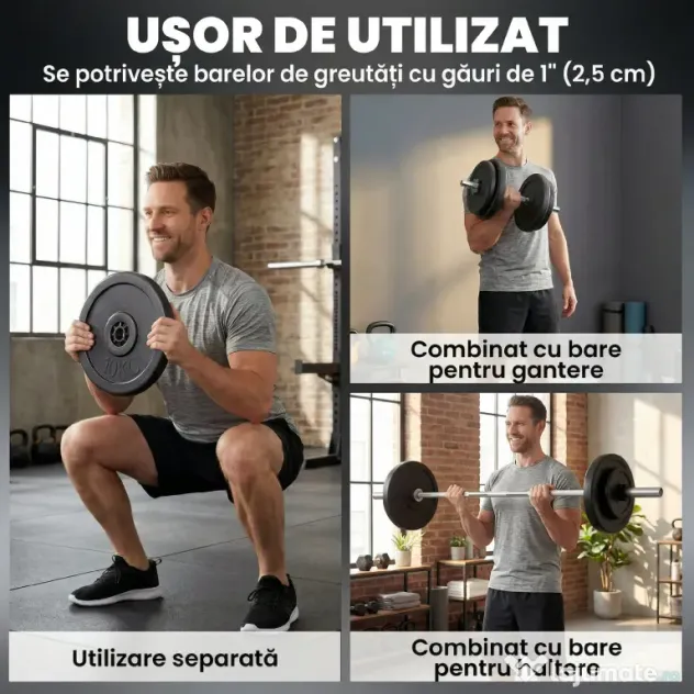 HOMCOM Discuri acoperite cu vinil | Aosom Romania