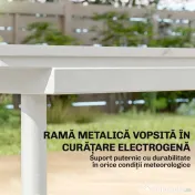 Outsunny grădină terasă lemn fals | Aosom Romania