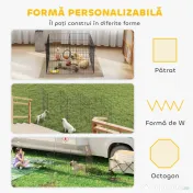 PawHut Țarc pentru Câini și Pui, Spațiu de Joacă | Aosom Romania 
