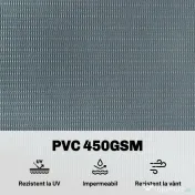 Outsunny Set 4 Bucăți Gard de Grădină pentru Intimitate, Paravan Balcon pentru Protecție, Rezistent la Razele UV, Impermeabil cu Clipsuri, pentru Exterior, Terasă, Balcon, 35m x 19cm, Gri | Aosom Romania