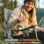 Outsunny scaun fotoliu pescar | Aosom Romania 