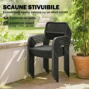 Outsunny terasă 6 locuri | Aosom Romania 