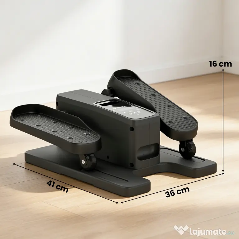SPORTNOW Mini Bicicletă Eliptică de Birou, Manual/Automat, 12 Viteze Reglabile pentru Acasă | Aosom Romania