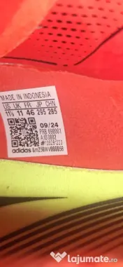 Ghete fotbal Adidas predator 25 elite FG mărime 46+ săculeț 