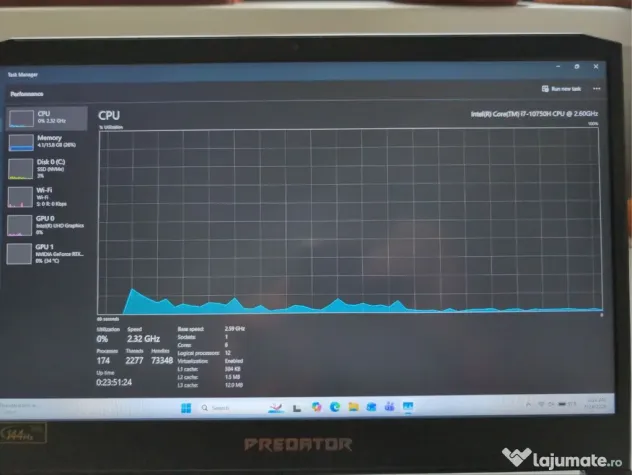 Acer Predator Helios 300 | i7-10750H | RTX 2060 6GB | 16GB