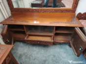 Set dormitor din lemn masiv de tec (model tradițional Indonezia) 
