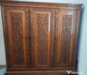 Set dormitor din lemn masiv de tec (model tradițional Indonezia) 