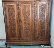 Set dormitor din lemn masiv de tec (model tradițional Indonezia) 