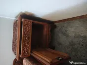 Set dormitor din lemn masiv de tec (model tradițional Indonezia) 