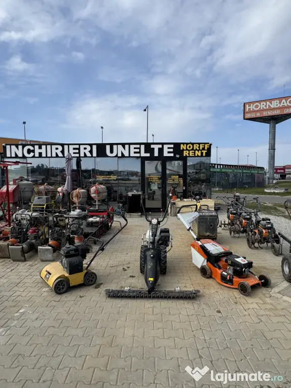 Închiriez șlefuitor de beton ,mai compactor,vibrator beton pe 220v sau pe bateri