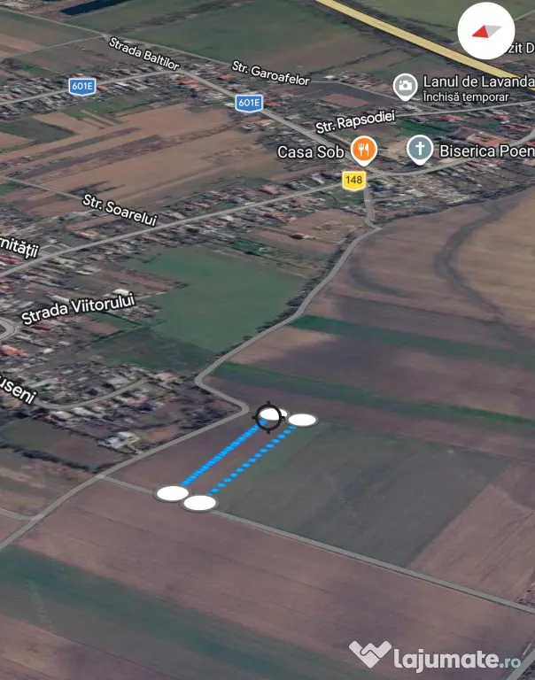Vând teren extravilan 7.000 mp–Poenari-Ulmi (Moșteni)