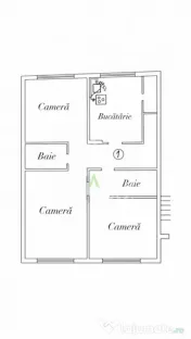 3 camere decomandat | 2 bai | 70 mp | Mărăști/BRD/The Off 