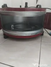 Cuptor rotund electric aKeL AF008,culoare visinie 