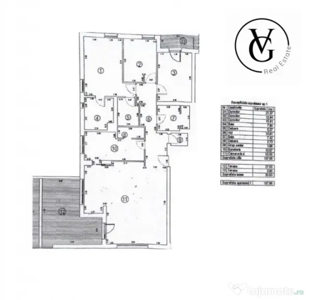 Apartament 4 camere cu gradina proprie - Loc de parcare incl