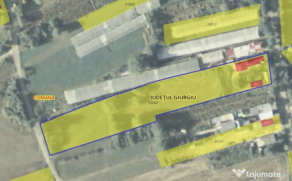 Comana, Falaștoaca - terenuri intravilane de vânzare 50...