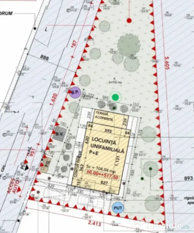 NOU ! Casa individuala 120mp,teren 702mp, zona rezidențial?