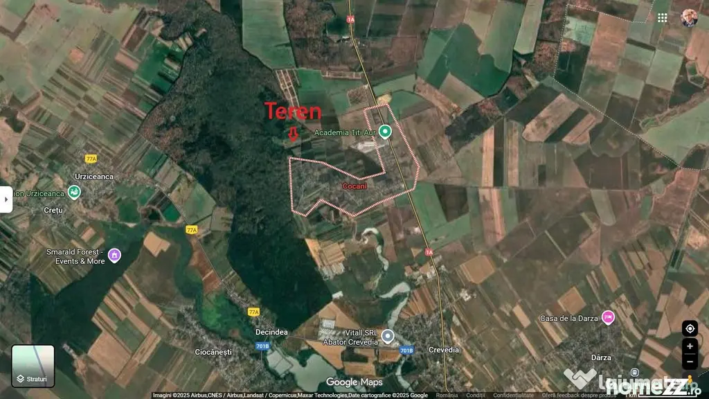 Refugiu la marginea padurii — 2822 mp de liniste in Coc...
