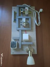 Panou electric didactic – instalație rezidențială 