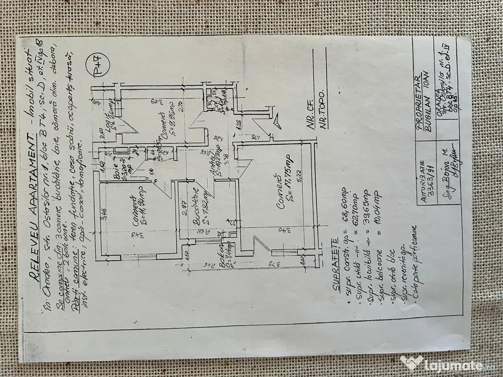 De Vanzare Apartament