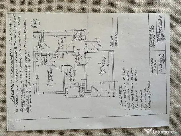 De Vanzare Apartament