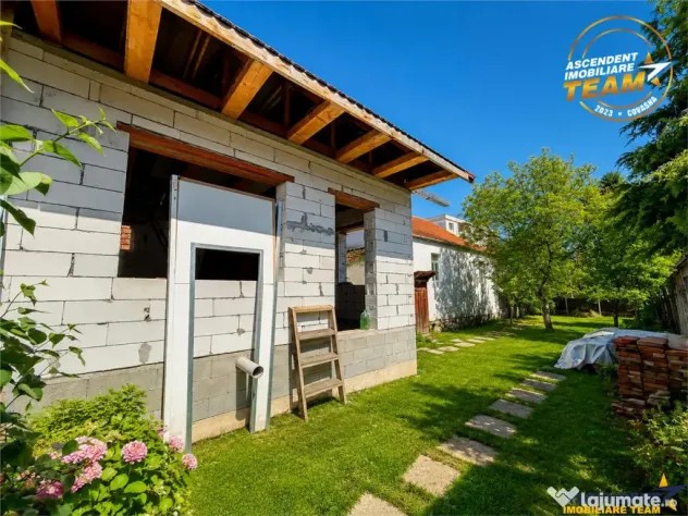 Casa cu potential, acces la din 2 strazi, 512 mp teren,