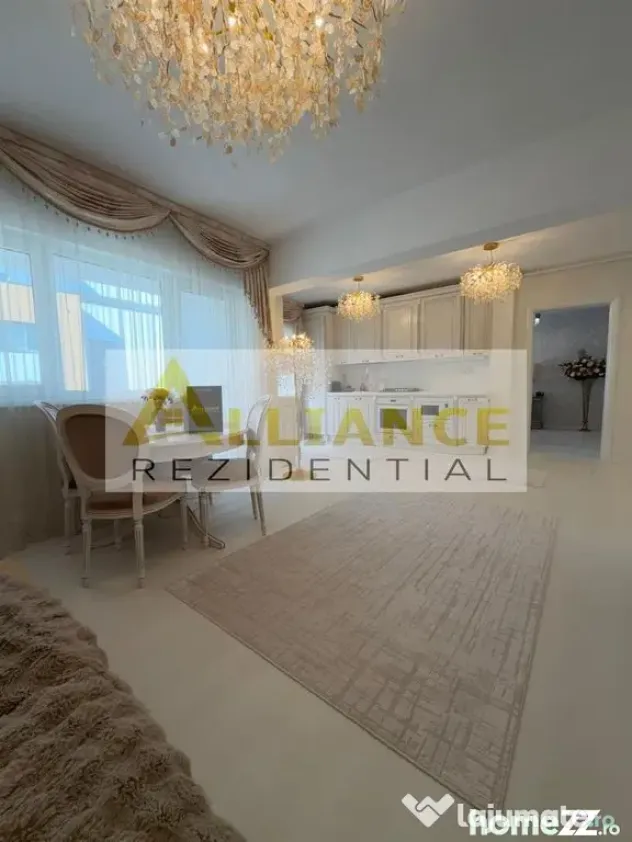 Apartament 3 camere mobilat utilat modern * Strada Biruintei