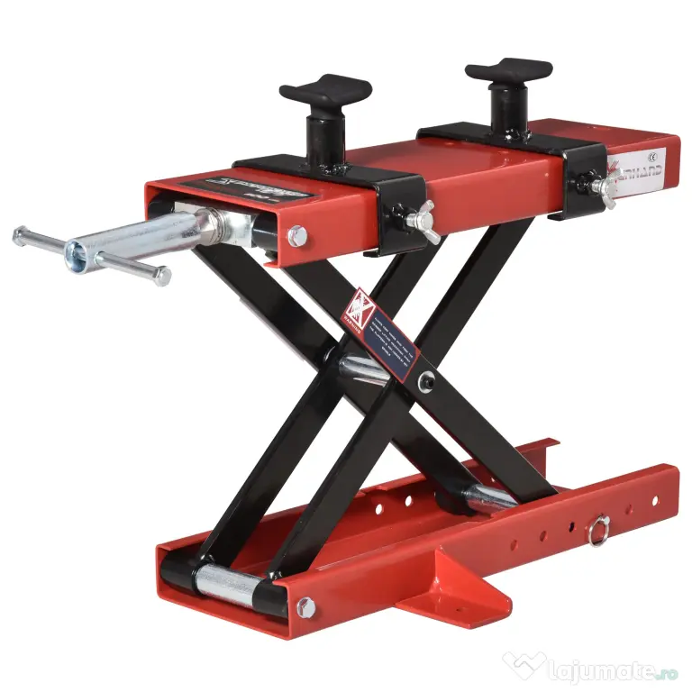 Durhand suport universal de ridicare motociclete, rosu