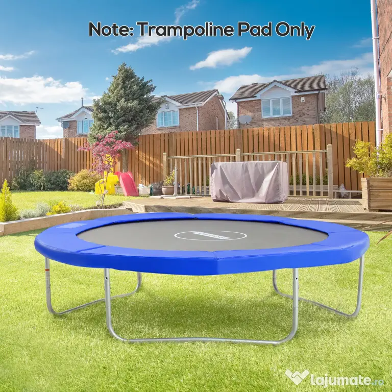 Outsunny Husa Protectie Trambulina – Ø305 cm, Albastru