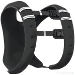 Soozier Vestă cu Greutate Respirabilă de 5 kg cu Buzunar de Depozitare și Bretele de Umăr, Vestă cu Greutate, 40x35 cm, Negru