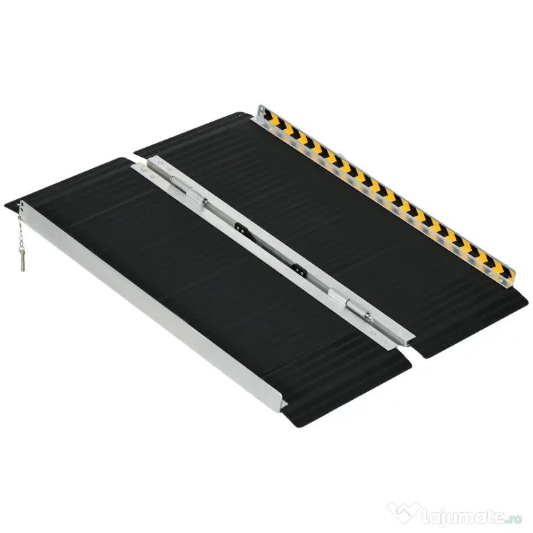 Homcom Rampa Aluminiu Pliabila 91×73 cm – Antiderapanta, 272 kg