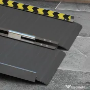Homcom Rampa Aluminiu Pliabila 91×73 cm – Antiderapanta, 272 kg