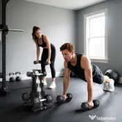 SPORTNOW Set Gantere Hexagonale cu Suport pentru Economisirea Spațiului, de la 2 kg la 10 kg, Negru 