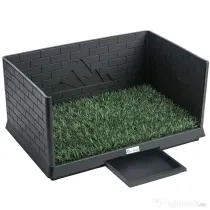PawHut Toaletă pentru câini cu tavă detașabilă, 75 x 51 x 36,5 cm