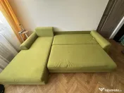 Colțar extensibil 300 × 180 cm – verde 