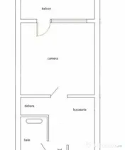 Apartament cu 1 cameră în Tudor 
