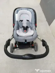 Cărucior copil ( landou + scoică auto) Baby Design 