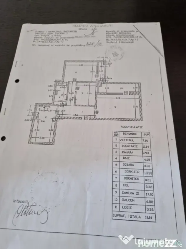 3 Camere Pantelimon nr. 311 - Liceu Lucian Blaga - Bucuresti (Bucuresti-Ilfov)