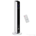 HOMCOM Încălzitor electric oscilant 1100/2200 W PTC — telecomandă, temporizator 8h